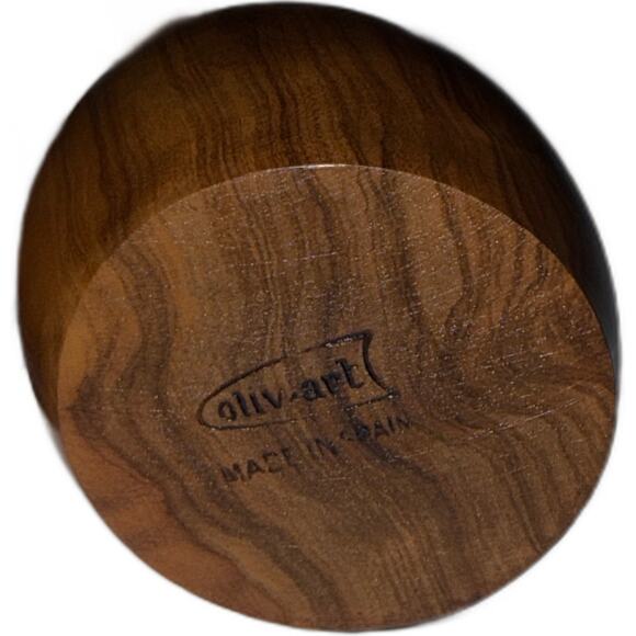 Vintage Oliv-Art Maracas Salt & Pepper Shakers Olive Wood Made in Spain - Picture 5 of 8